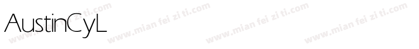 AustinCy Light字体转换